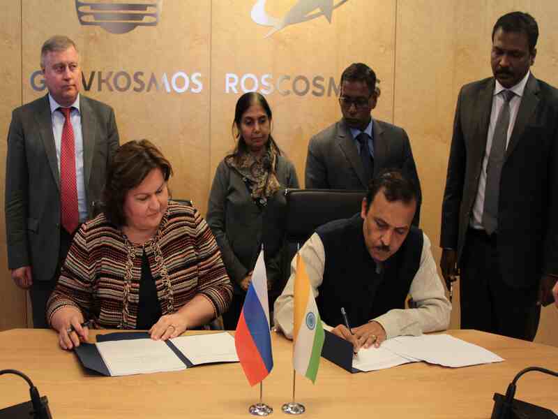 Glavkosmos contract between S Unnikrishnan and Natalia Lokteva