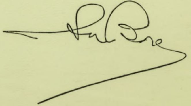 Signature of Satyendra Nath Bose