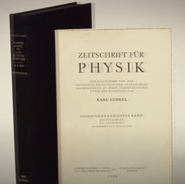 The German science journal 'Zeitschrift fur Physik' that published Satyendra Nath Bose's breakthrough paper