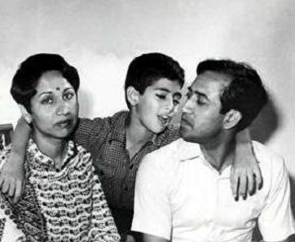 Rakesh Sharma with his wife, Madhu and son, Kapil